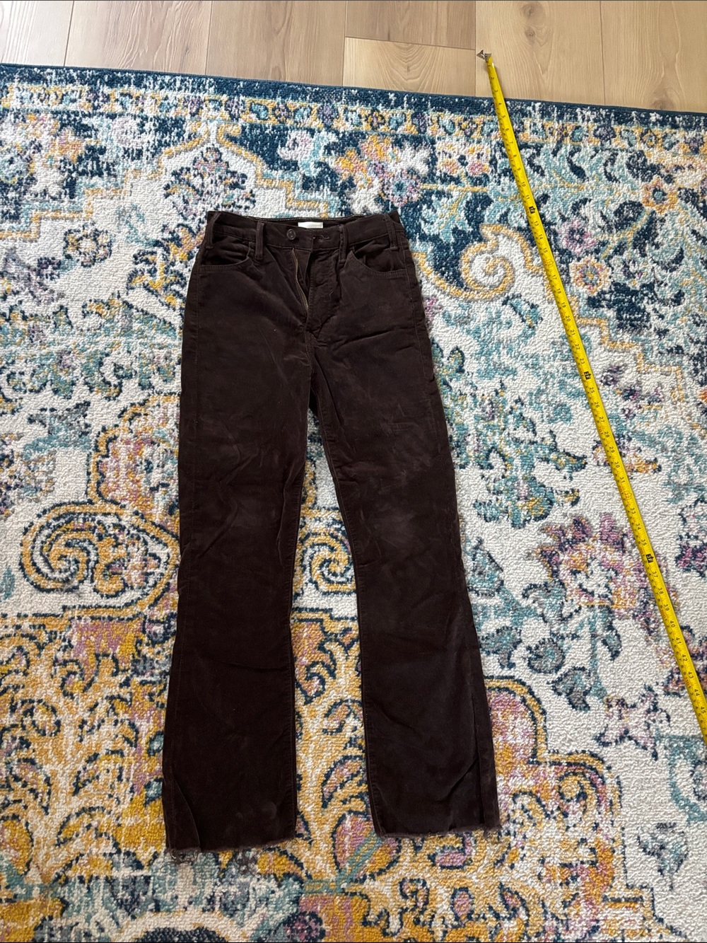 Mother brown corduroy DISCONTINUED “the Hustler ankle” pants - Picture 2 of 3